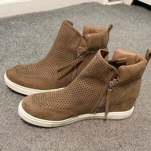 Madden Girl Perforated High-Top Sneakers
